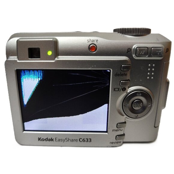 Kodak Digital Camera EasyShare C633 6.1MP Shown Tested/Cracked Screen - Picture 7 of 9